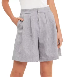 Pleated Tailored Shorts
