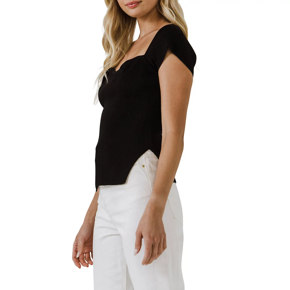 Square Neckline Sweater - Image 3