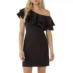 One Shoulder Mini Dress