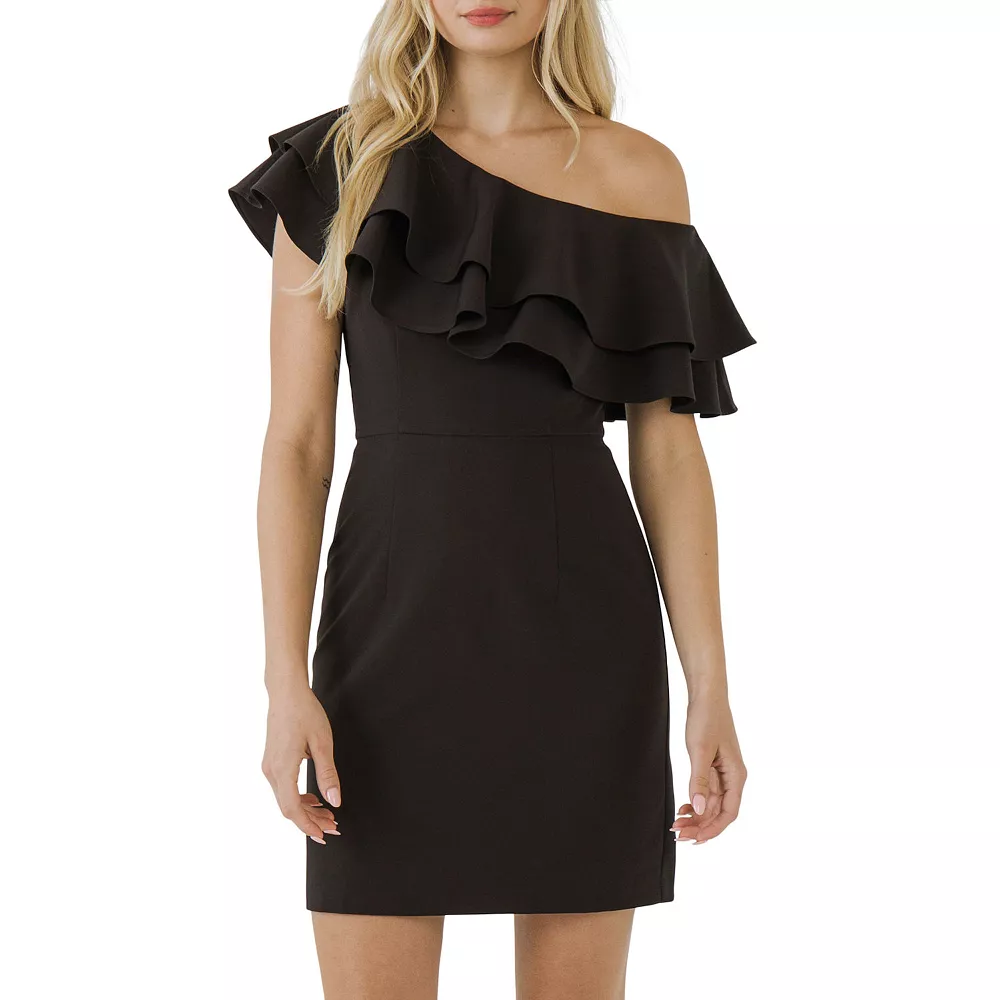 One Shoulder Mini Dress