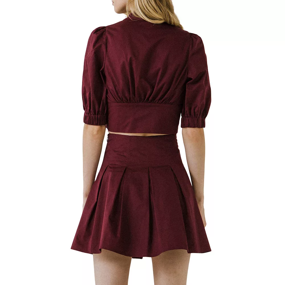 Tied Front Cropped Top - Image 3