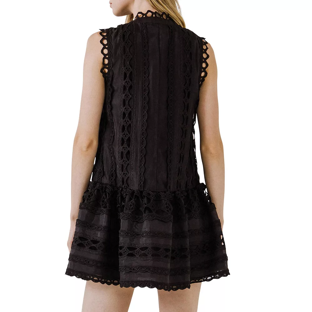 Lace Mini Dress - Image 2