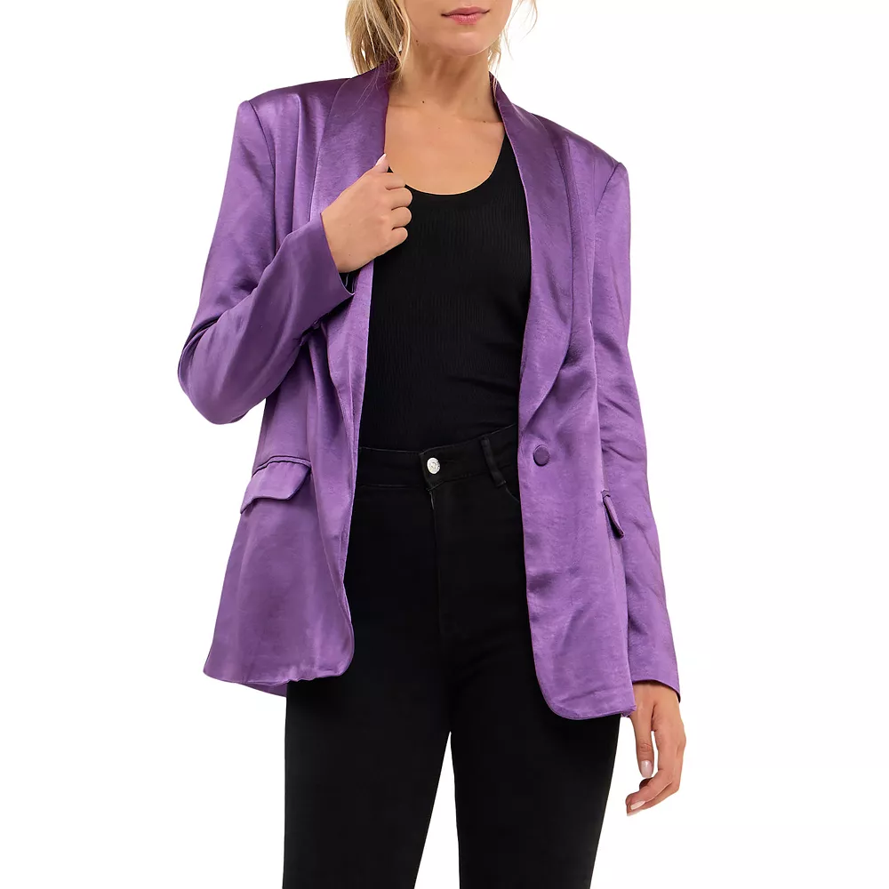 The Satin Blazer