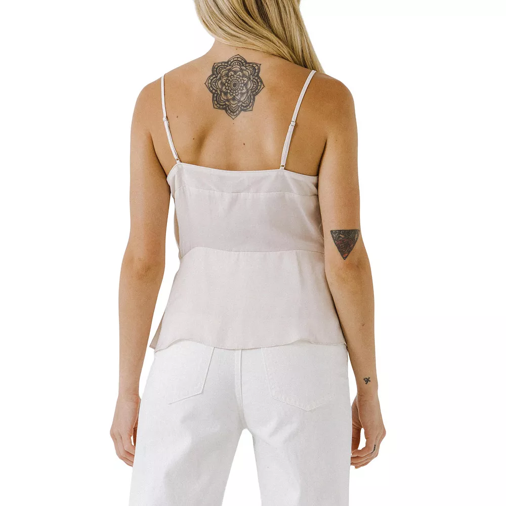 Sheer Insertion Cami Top - Image 2