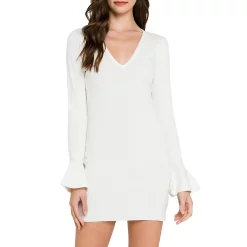 Bell Sleeve with Bodycon Knit Dress