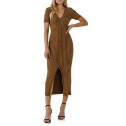 Button down Knit Maxi Dress