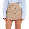 Pleated Detail Skort