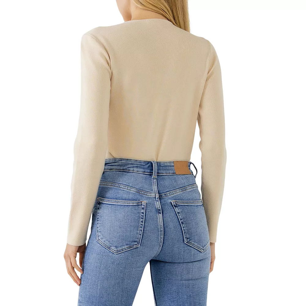 Cut out Long Sleeve Knit Top - Image 3