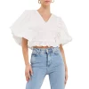 Puff Sleeve Detail Top