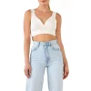 Back Tie Elevated Knit Bralette
