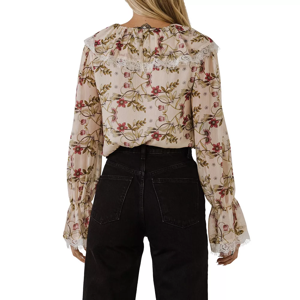 Lace Up Blouse - Image 2