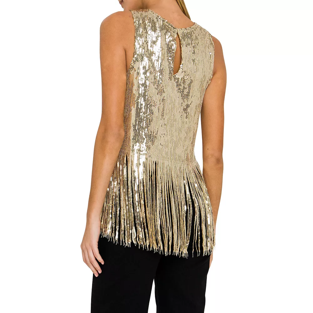 Sequin Fringe Top - Image 2
