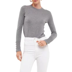 Plush Knit Sweater Top