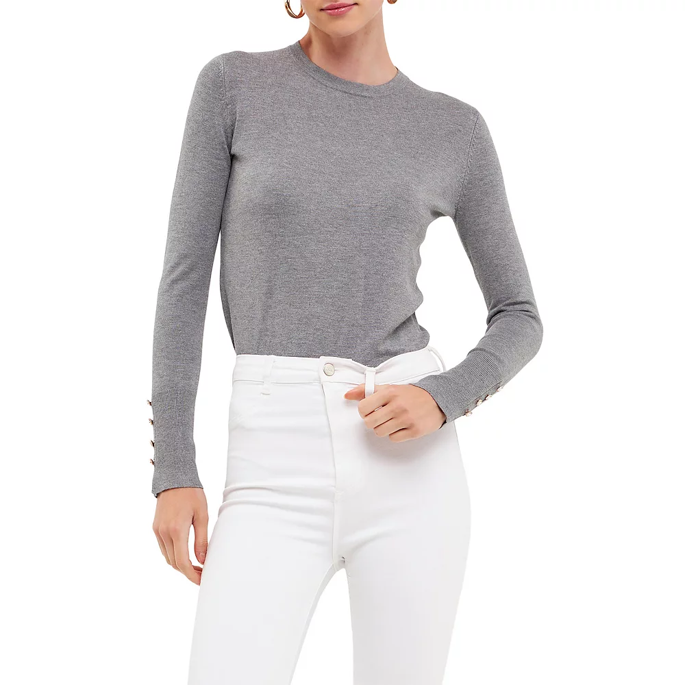 Plush Knit Sweater Top