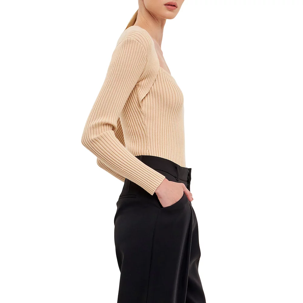 Fitted Knit Top - Image 3